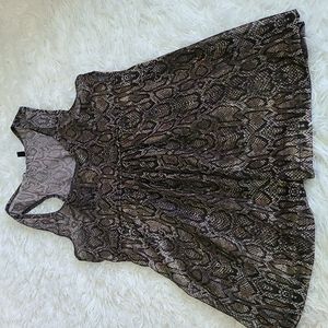BKE snake print tank